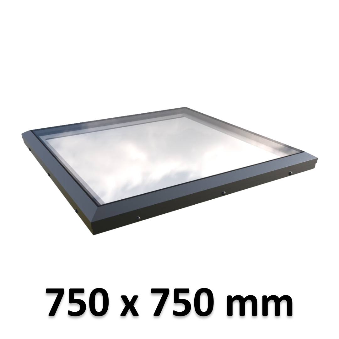 750 x 750 mm Brett Martin Fixed Skylight for Flat Roof