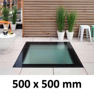 500 x 500 mm Framed Walk-on Skylight.