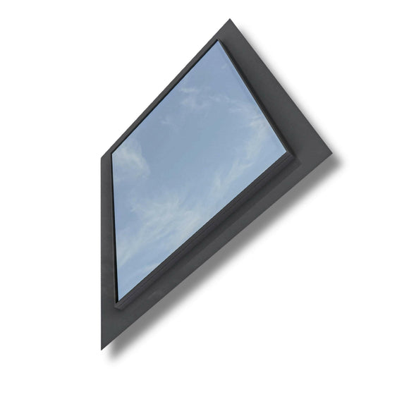 800 x 1000 mm Frameless Skylight for Pitched Roof - Triple Glazed.