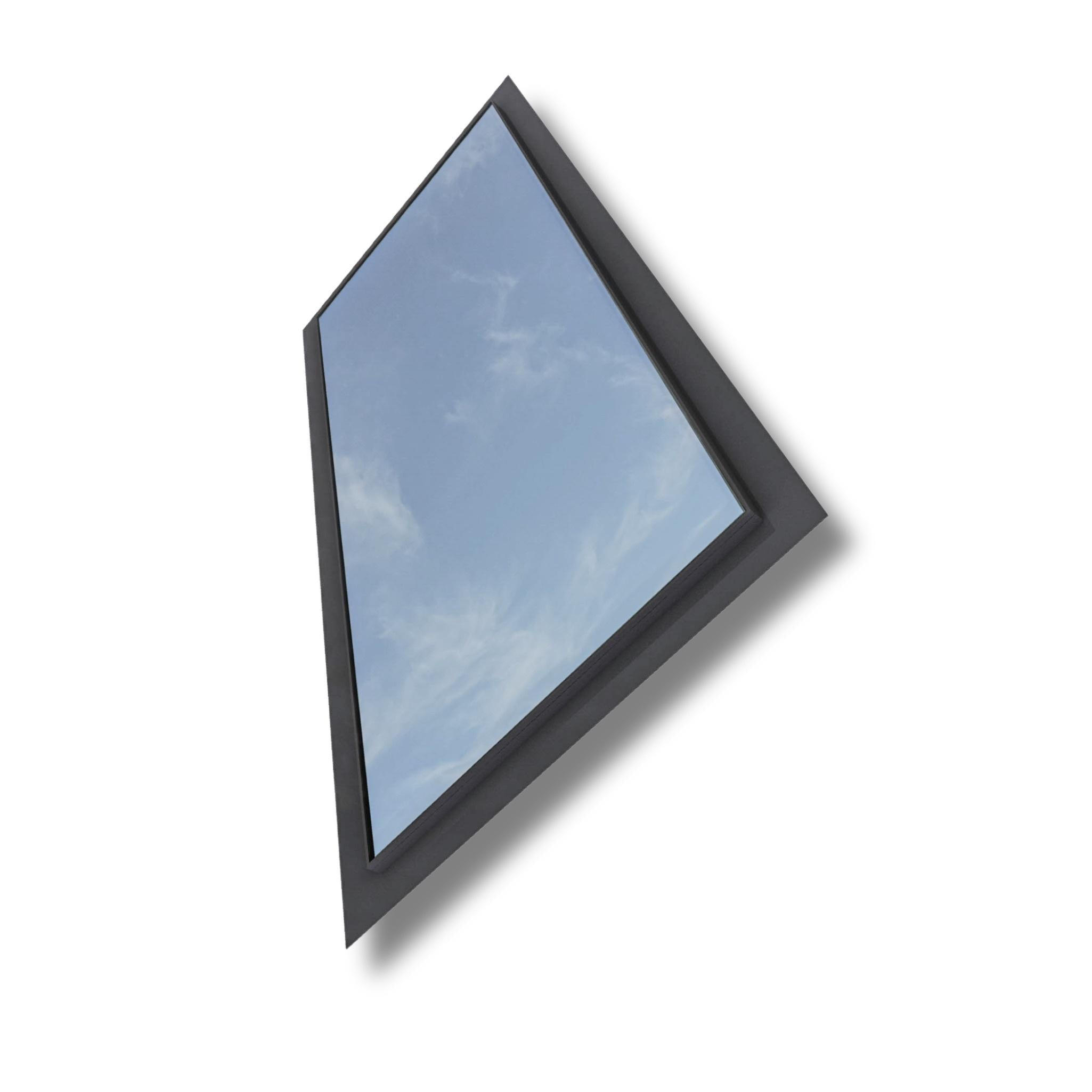 1000 x 2500 mm Frameless Skylight for Pitched Roof - Triple Glazed