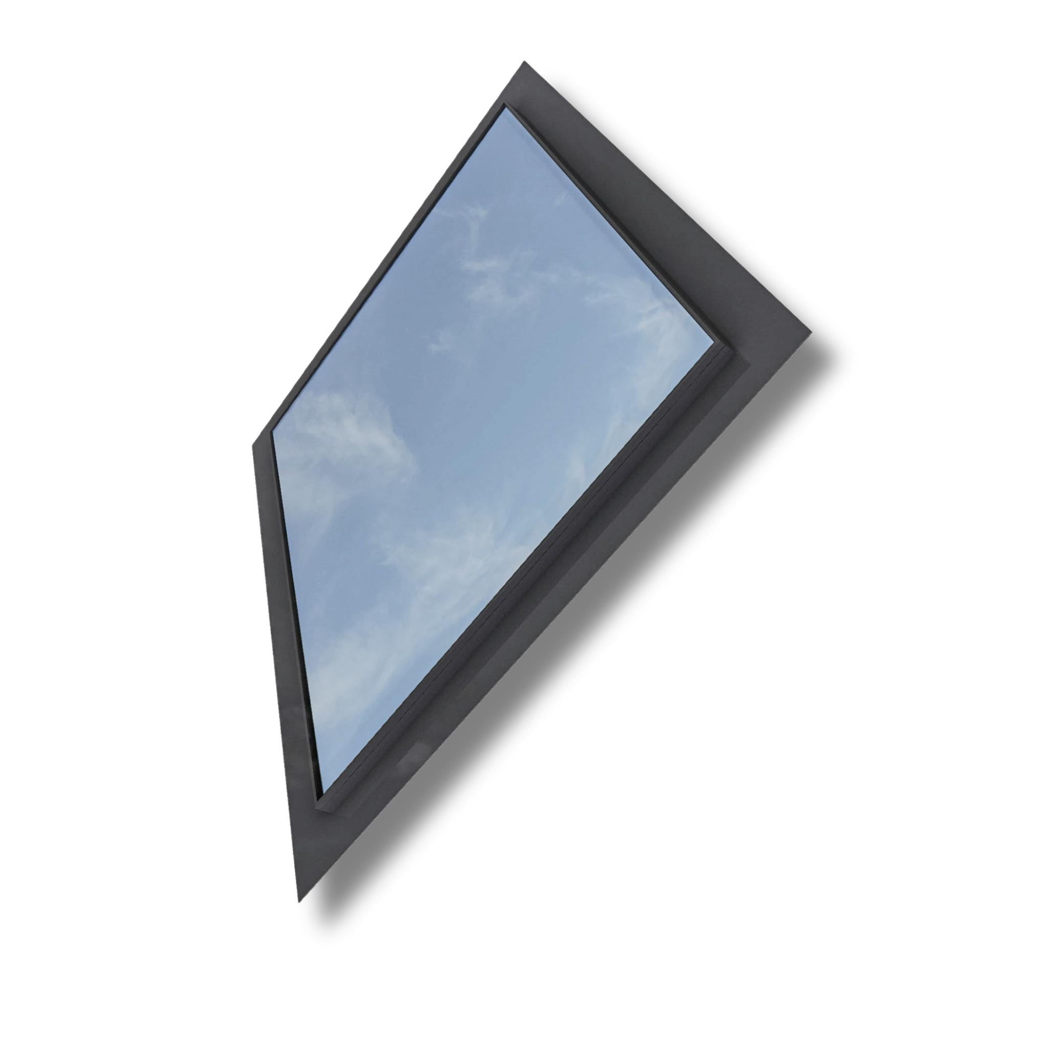 800 x 1200 mm Frameless Skylight for Pitched Roof - Triple Glazed