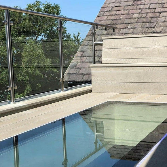 Bespoke Frameless Walk-on Skylights.