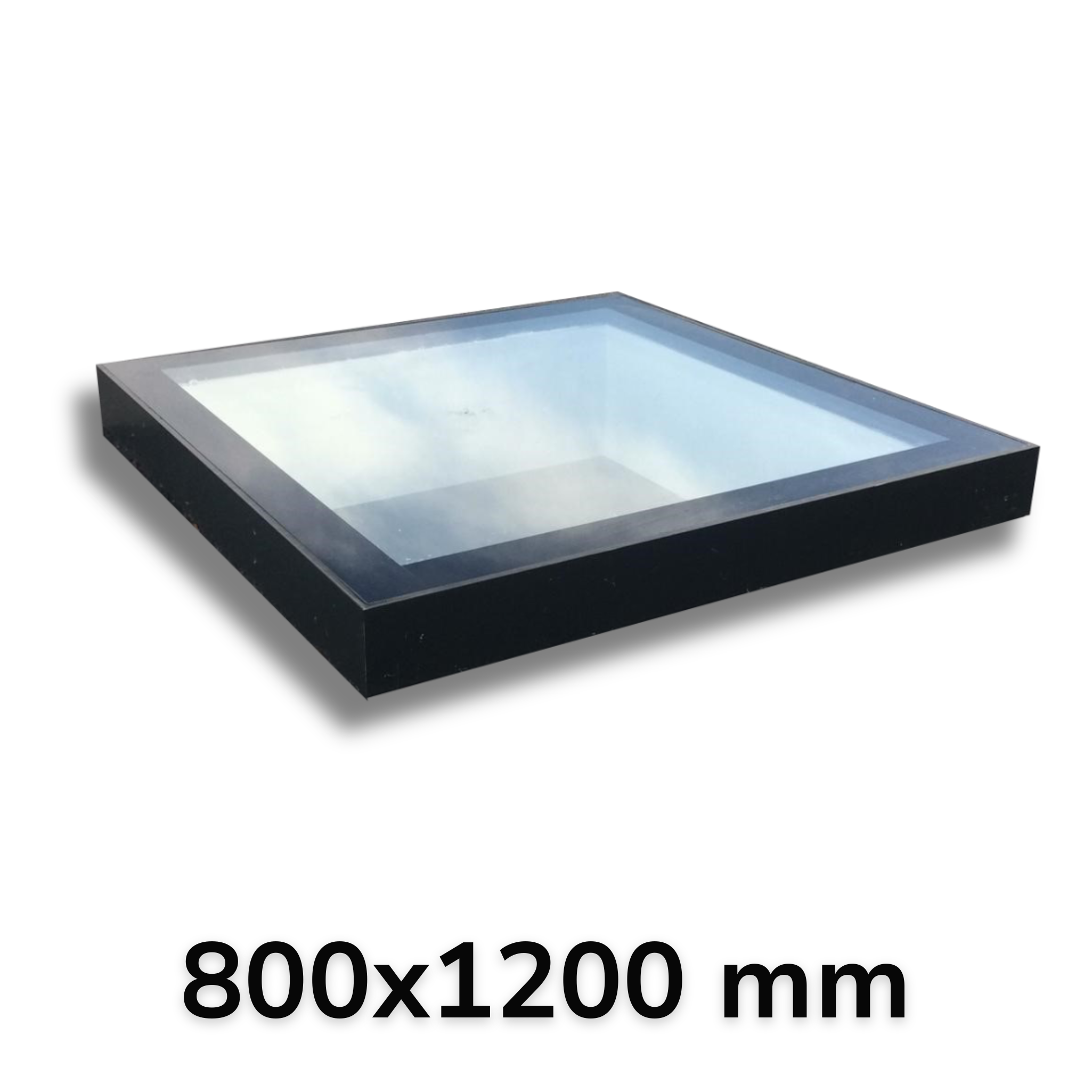 800 x 1200 mm Framed Skylight for Flat Roof