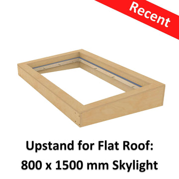 800 x 1500 mm WBP Insulated Upstand for Flat Roof.