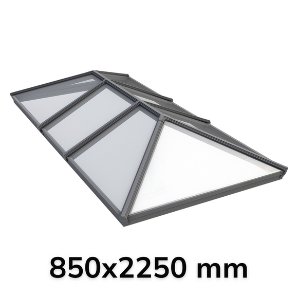 850 x 2250 mm Korniche Style #3 Aluminium Roof Lantern.