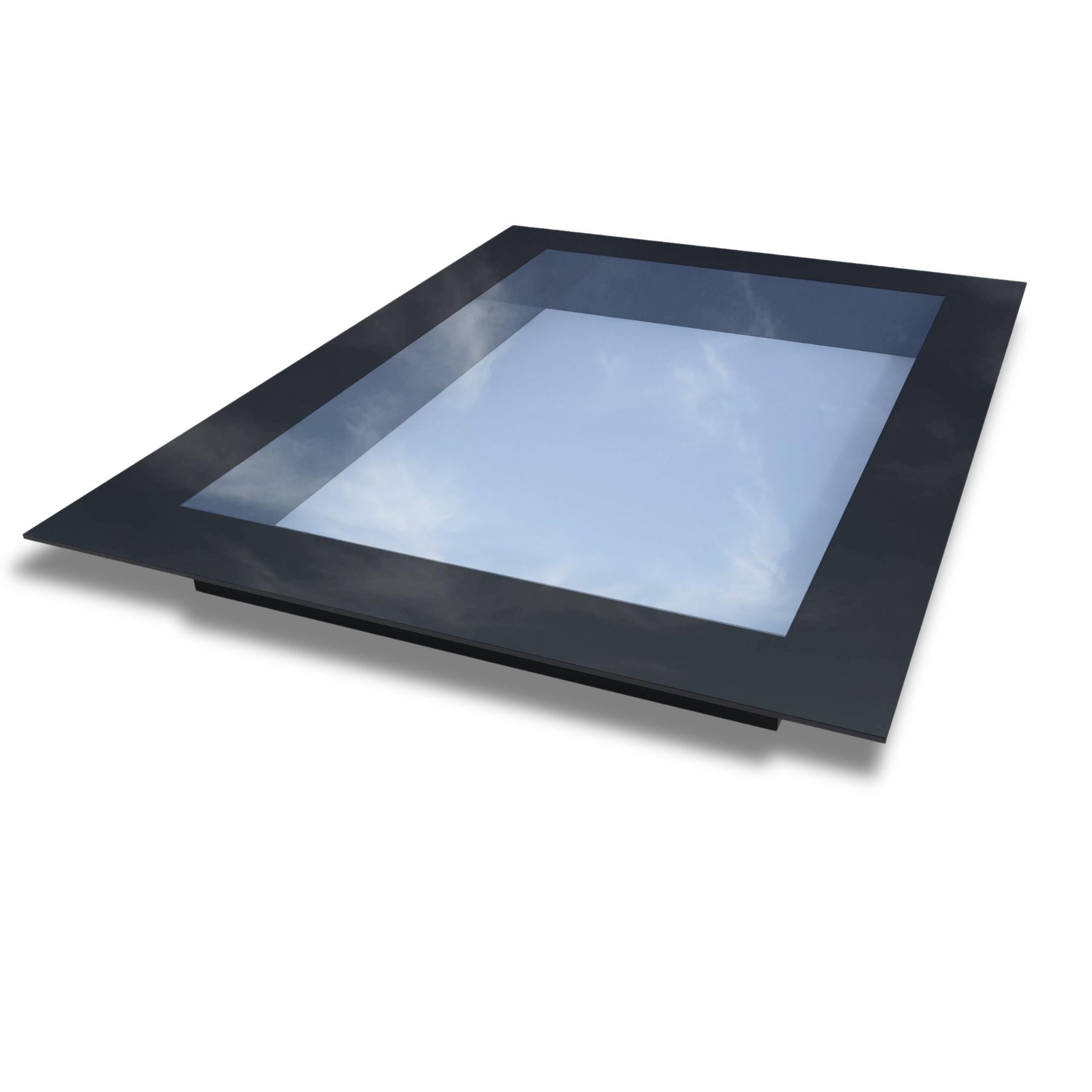 600 x 900 mm Frameless Skylight for Flat Roof - Triple Glazed - 0