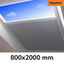 800 x 2000 mm Electric Blinds for Flat / Pitched Roof Skylights & Roof Lanterns.
