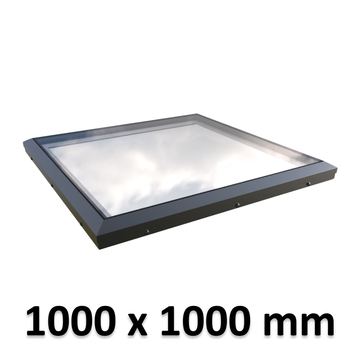 1000 x 1000 mm Brett Martin Fixed Skylight for Flat Roof.