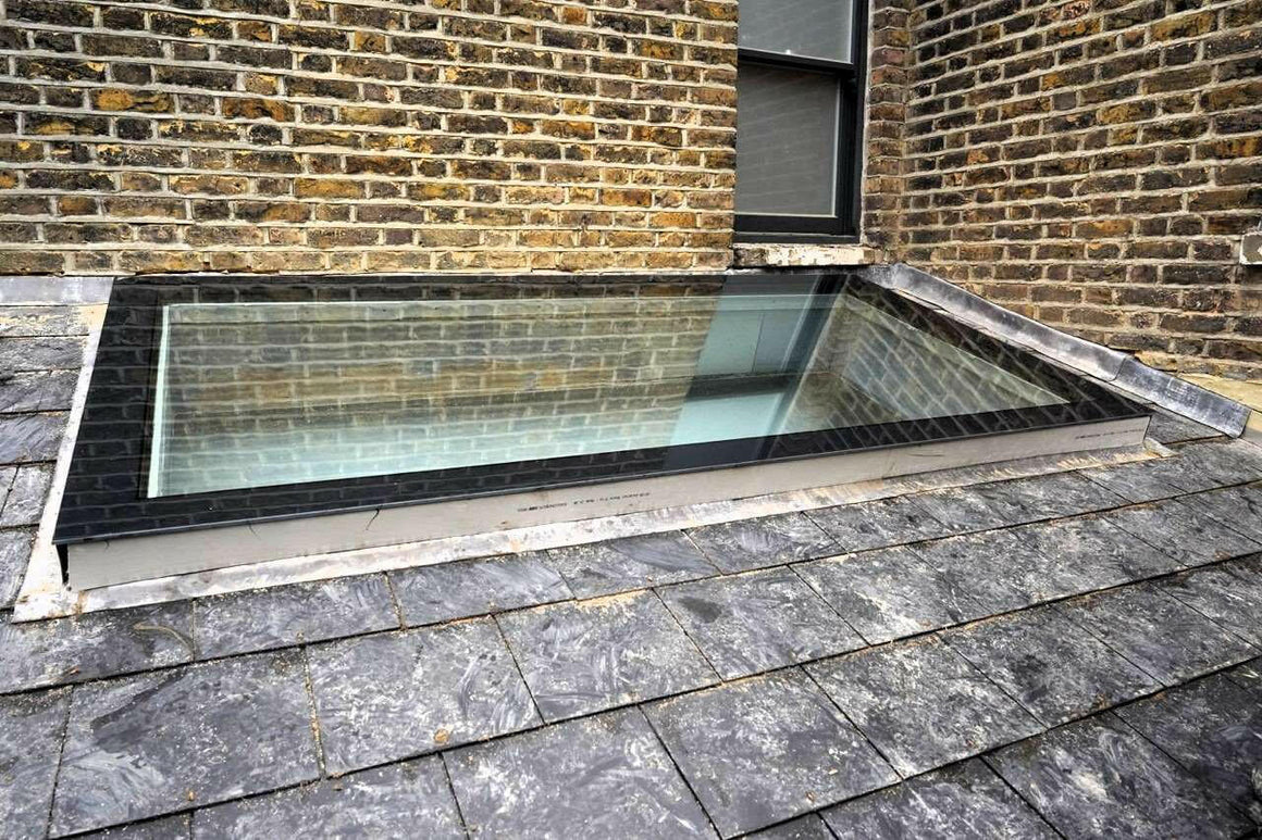 Bespoke Frameless Skylight for Flat Roof - Triple Glazed | Skylight Factory