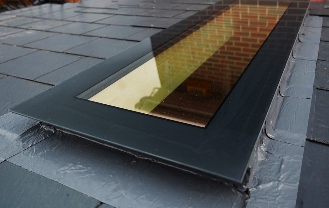 1000 x 1000 mm Frameless Skylight for Pitched Roof - Triple Glazed