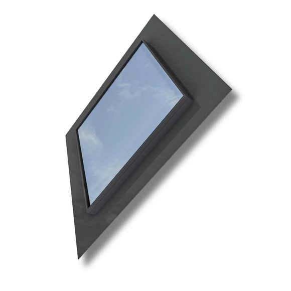 500 x 500 mm Frameless Skylight for Pitched Roof - Triple Glazed.