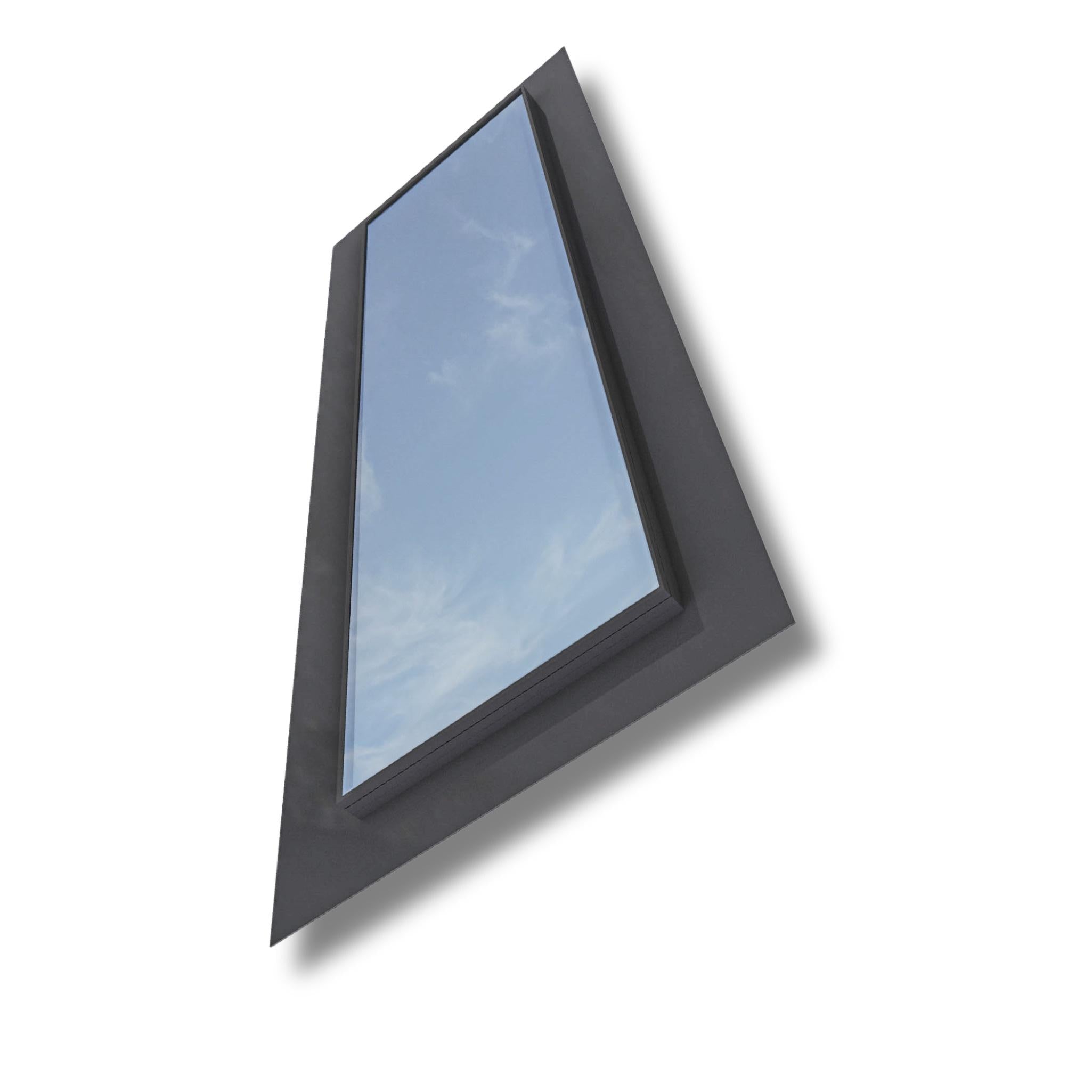 400 x 1500 mm Frameless Skylight for Pitched Roof - Triple Glazed