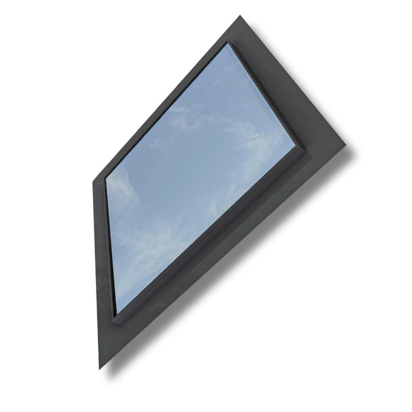 800 x 800 mm Frameless Skylight for Pitched Roof - Triple Glazed.