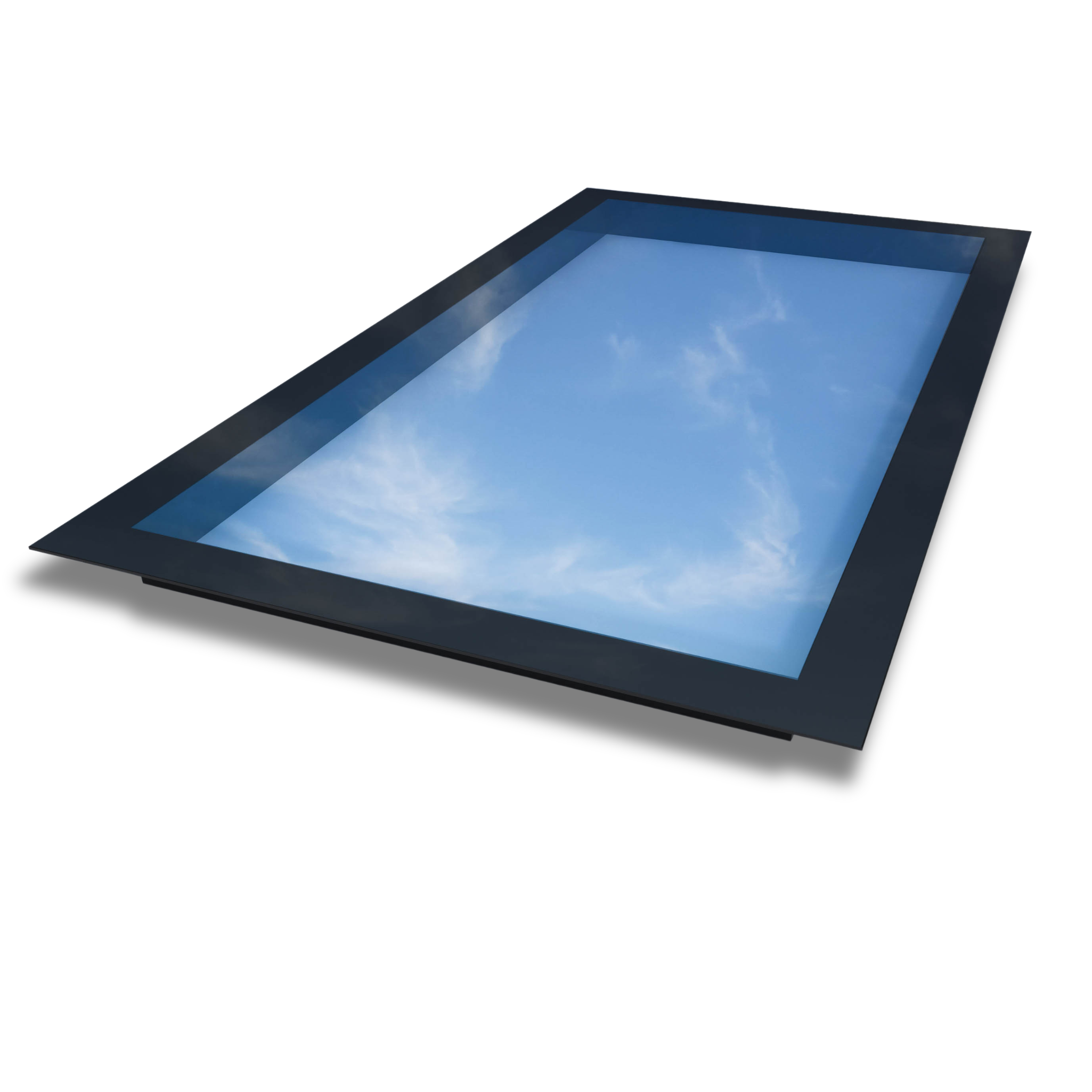 Frameless Skylight for Flat Roof - Triple Glazed