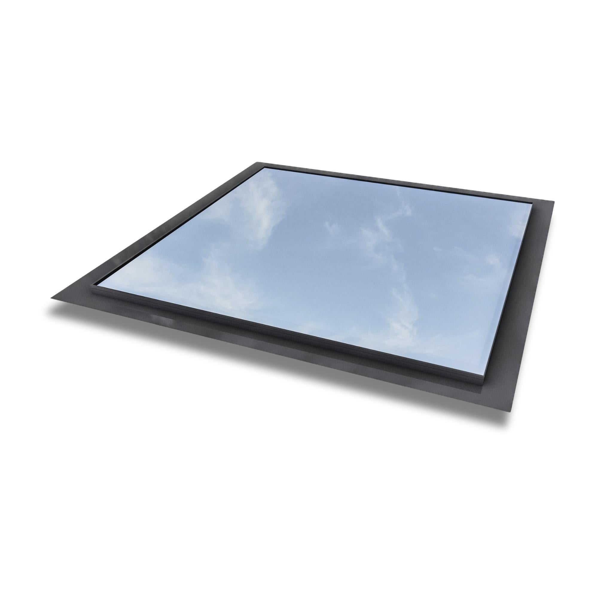 1500 x 1500 mm Frameless Skylight for Flat Roof - Triple Glazed