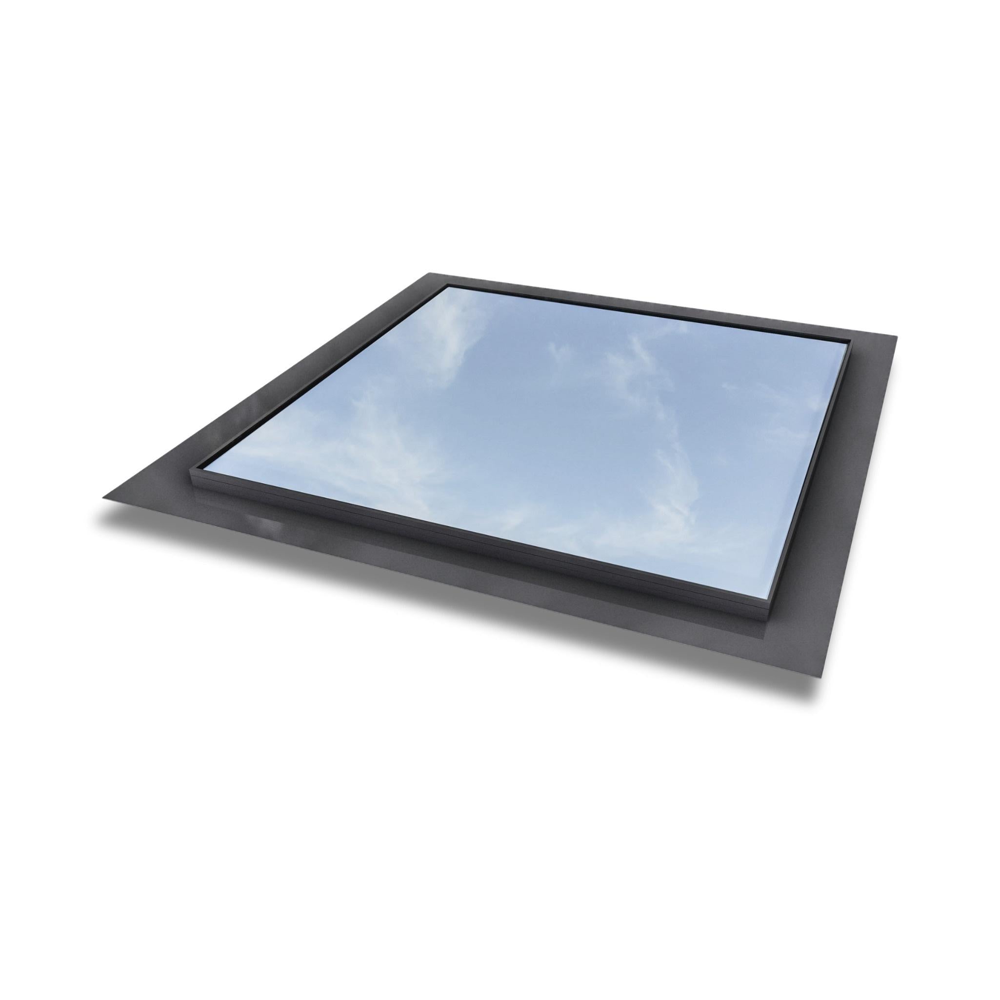 1000 x 1000 mm Frameless Skylight for Flat Roof - Triple Glazed