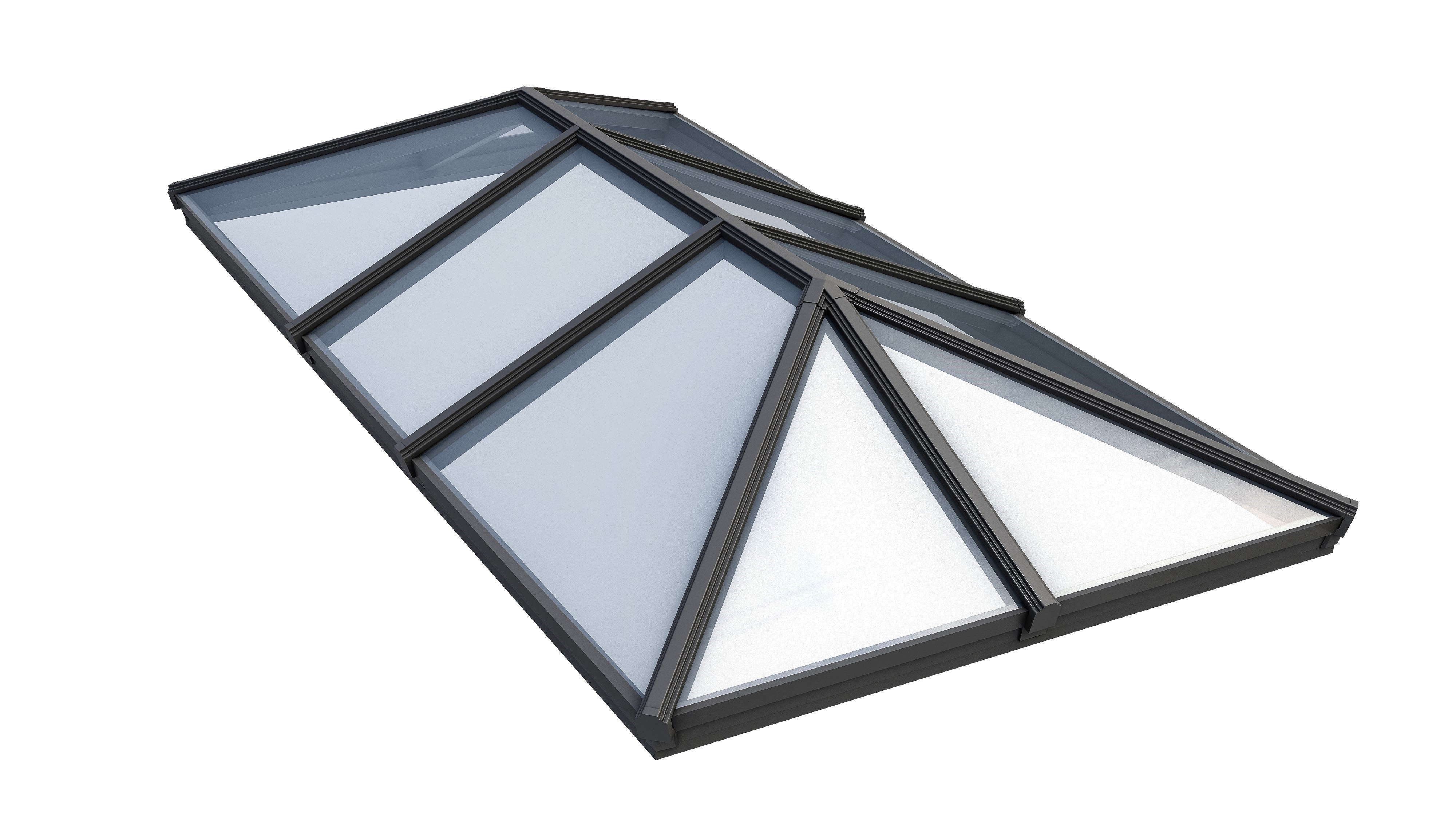 1000 x 2500 mm Korniche Style #5 Aluminium Roof Lantern - 0