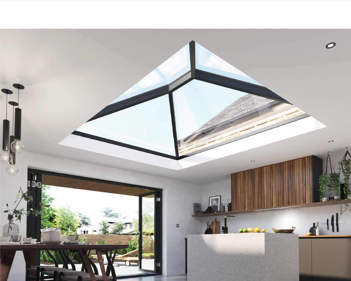 1500 x 2500 mm Korniche Style #1 Aluminium Roof Lantern