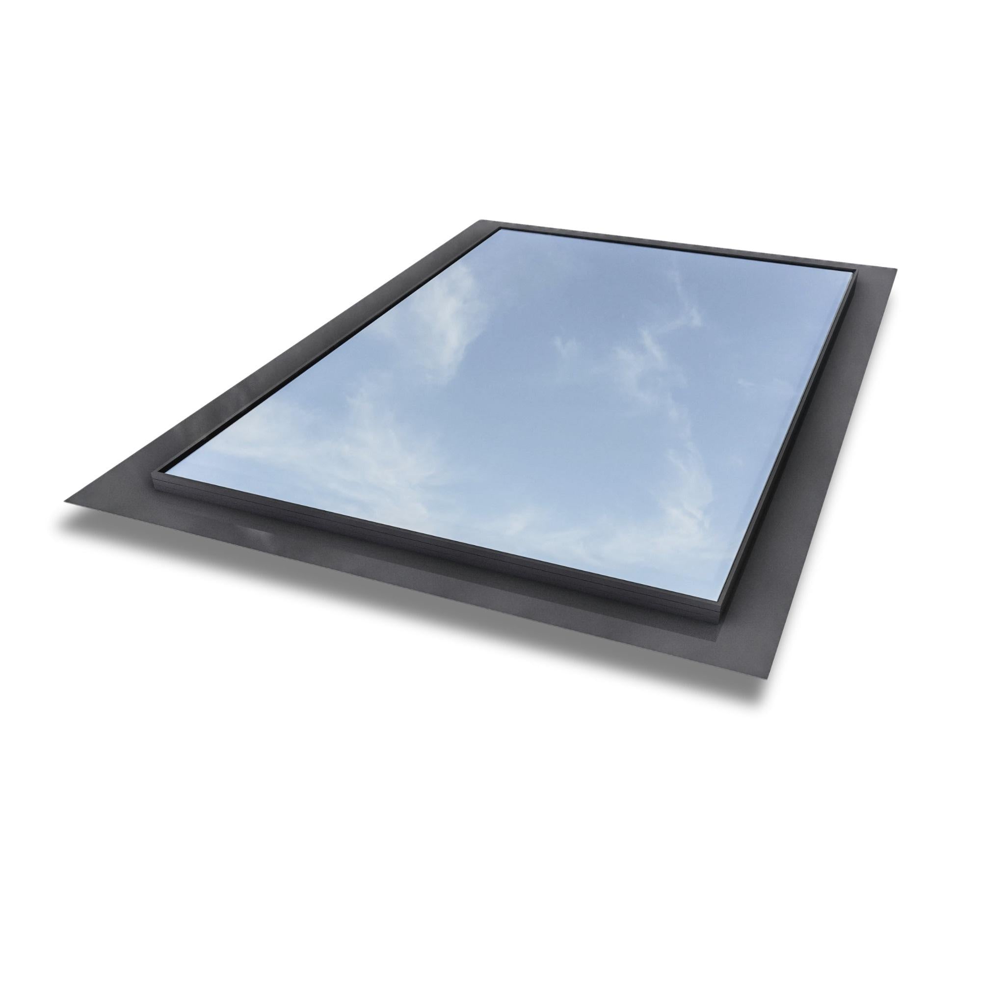 1000 x 1500 mm Frameless Skylight for Flat Roof - Triple Glazed