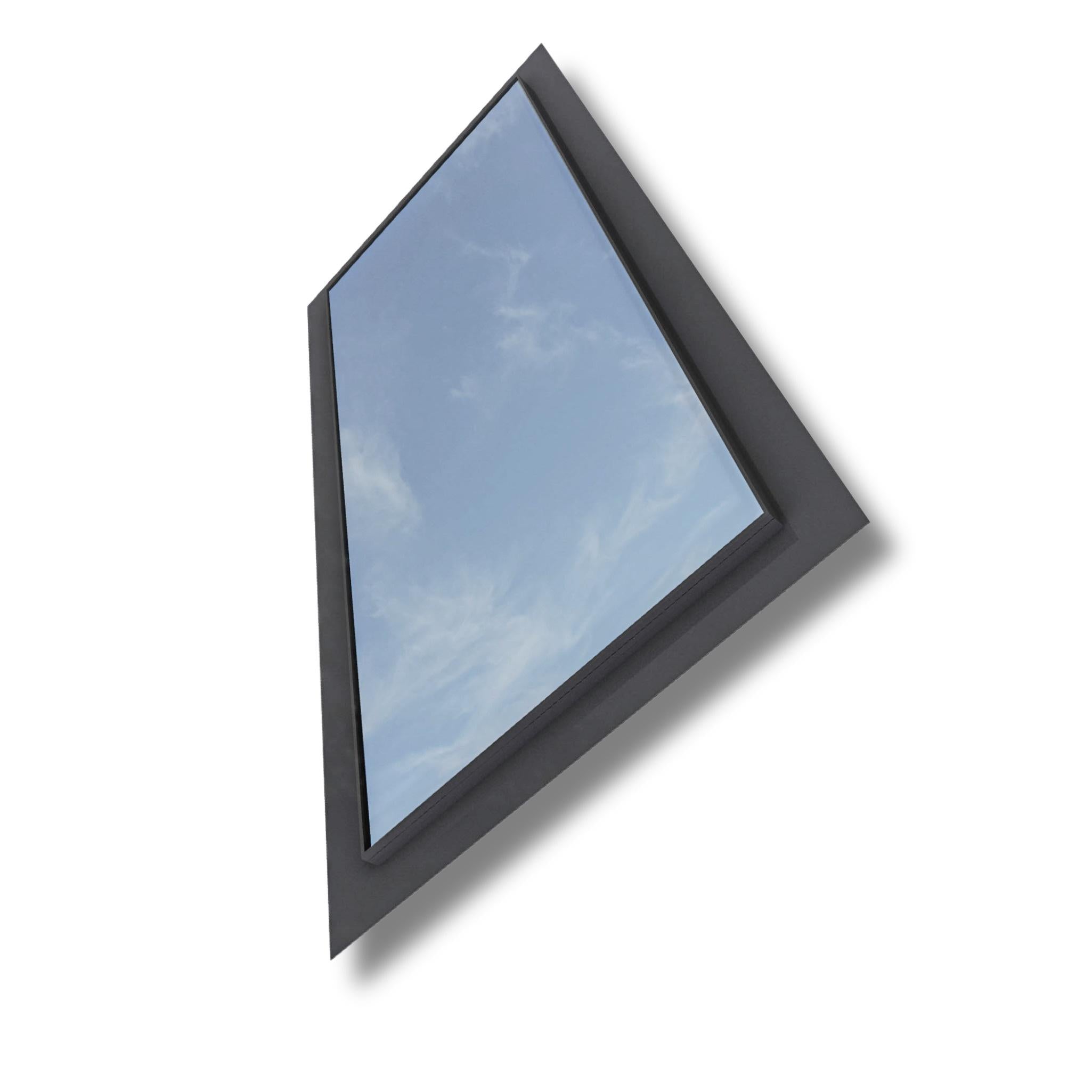 800 x 2000 mm Frameless Skylight for Pitched Roof - Triple Glazed