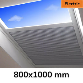 800 x 1000 mm Electric Blinds for Flat / Pitched Roof Skylights & Roof Lanterns.