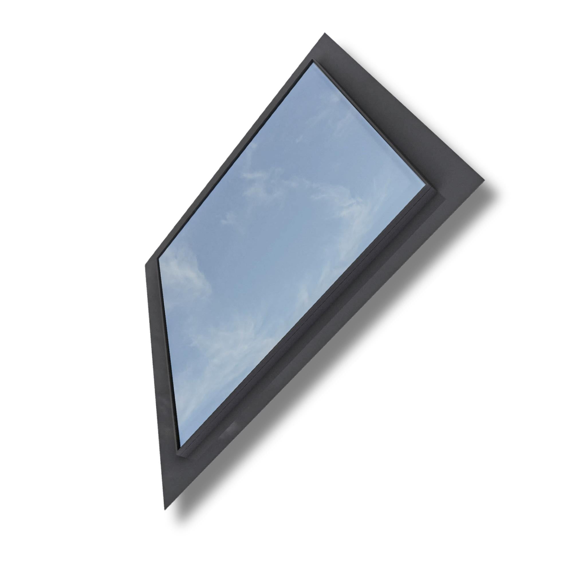 1000 x 1000 mm Frameless Skylight for Pitched Roof - Triple Glazed