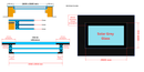 CLEARANCE SALE - 1500 x 2500 mm Frameless Skylight for Flat Roof - Solar Grey - Custom 1 Unit-3