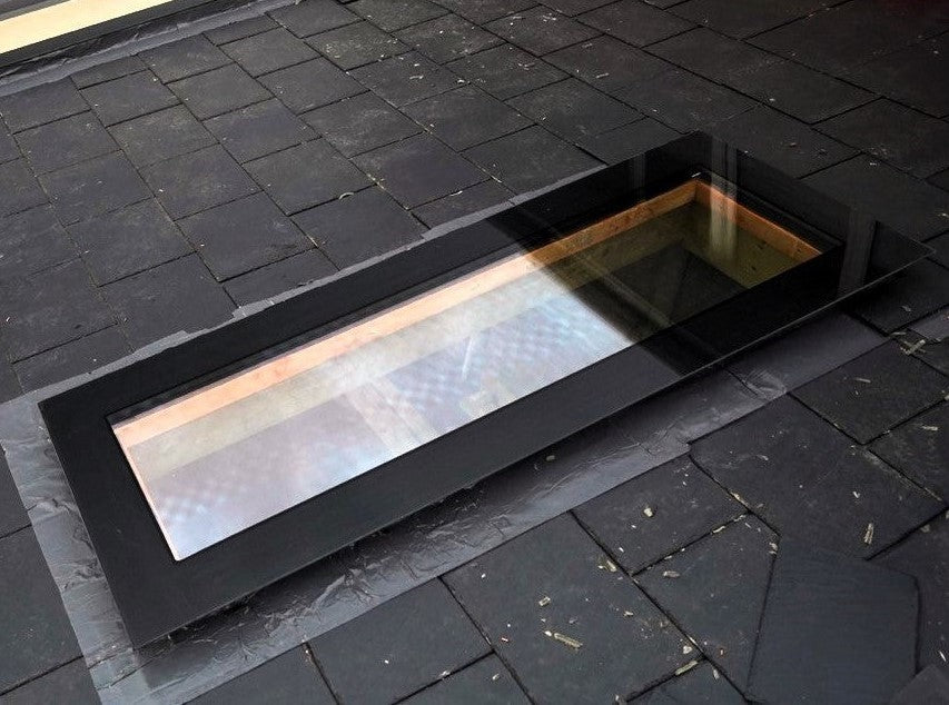 800 x 800 mm Frameless Skylight for Pitched Roof - Triple Glazed