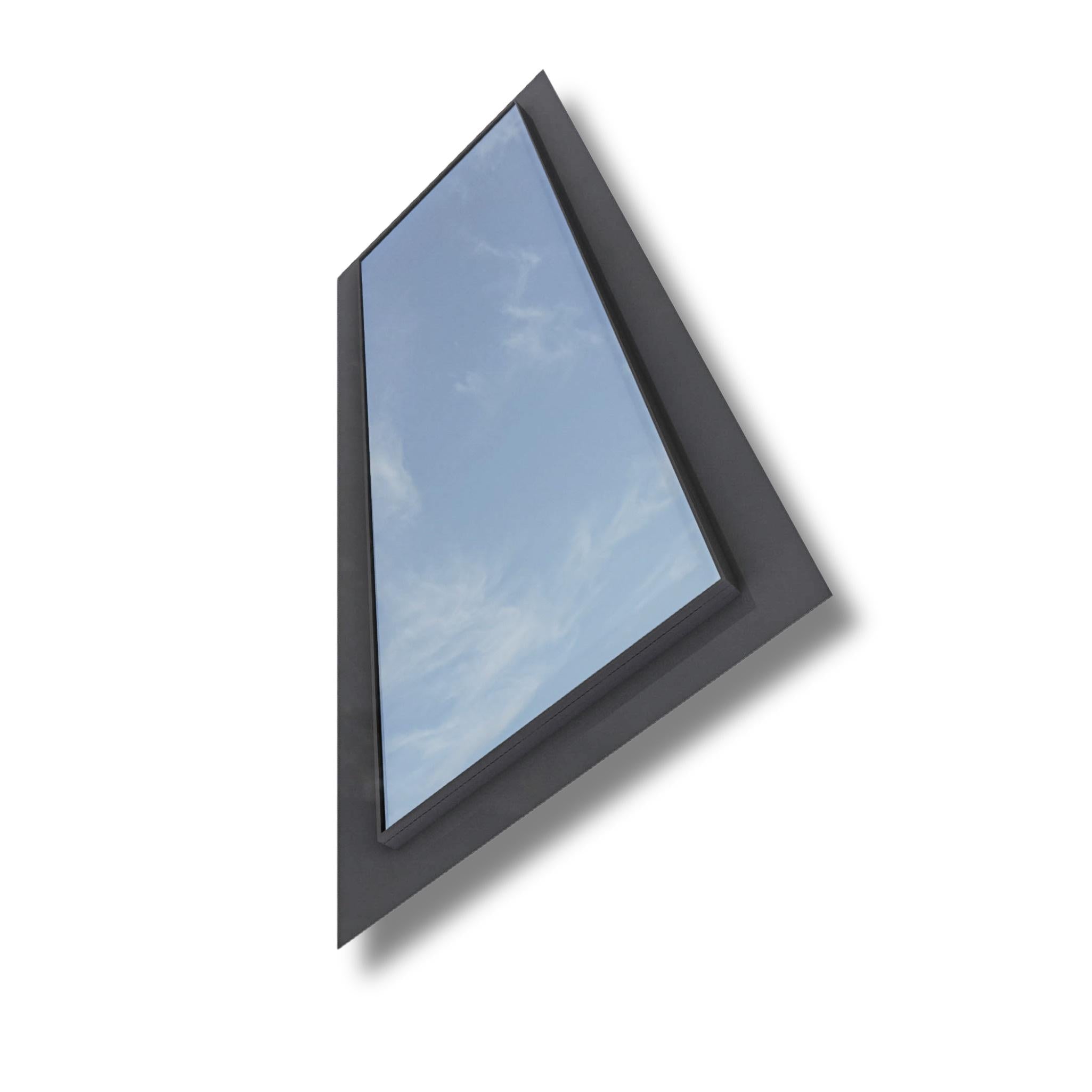 600 x 2000 mm Frameless Skylight for Pitched Roof - Triple Glazed