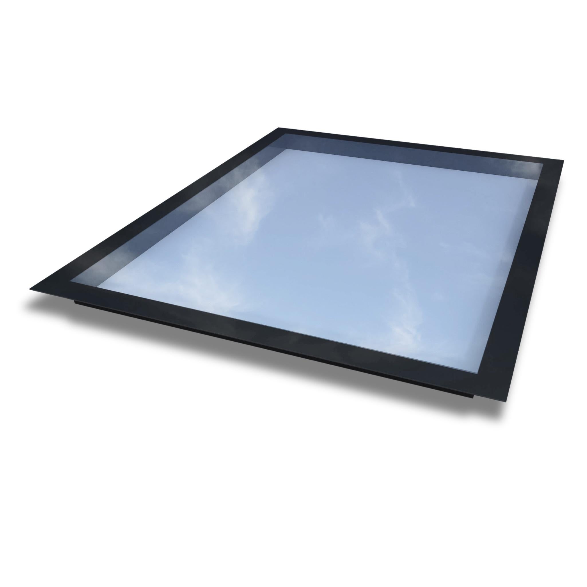 1500 x 2000 mm Frameless Skylight for Flat Roof - Triple Glazed - 0