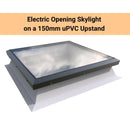 Brett Martin Bespoke Electric Opening Skylight for Flat Roof.
