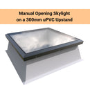 Brett Martin Bespoke Manual Opening Skylight for Flat Roof.