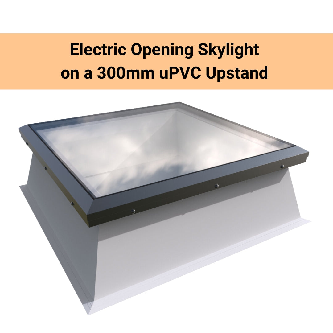 Brett Martin Bespoke Electric Opening Skylight for Flat Roof