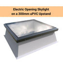Brett Martin Bespoke Electric Opening Skylight for Flat Roof.