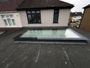 1200 x 2500 mm Frameless Skylight for Flat Roof - Triple Glazed.