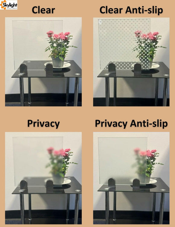 1200 x 1800 mm Frameless Walk-on Skylight.