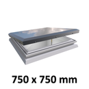 750 x 750 mm Brett Martin Manual Opening Skylight for Flat Roof.