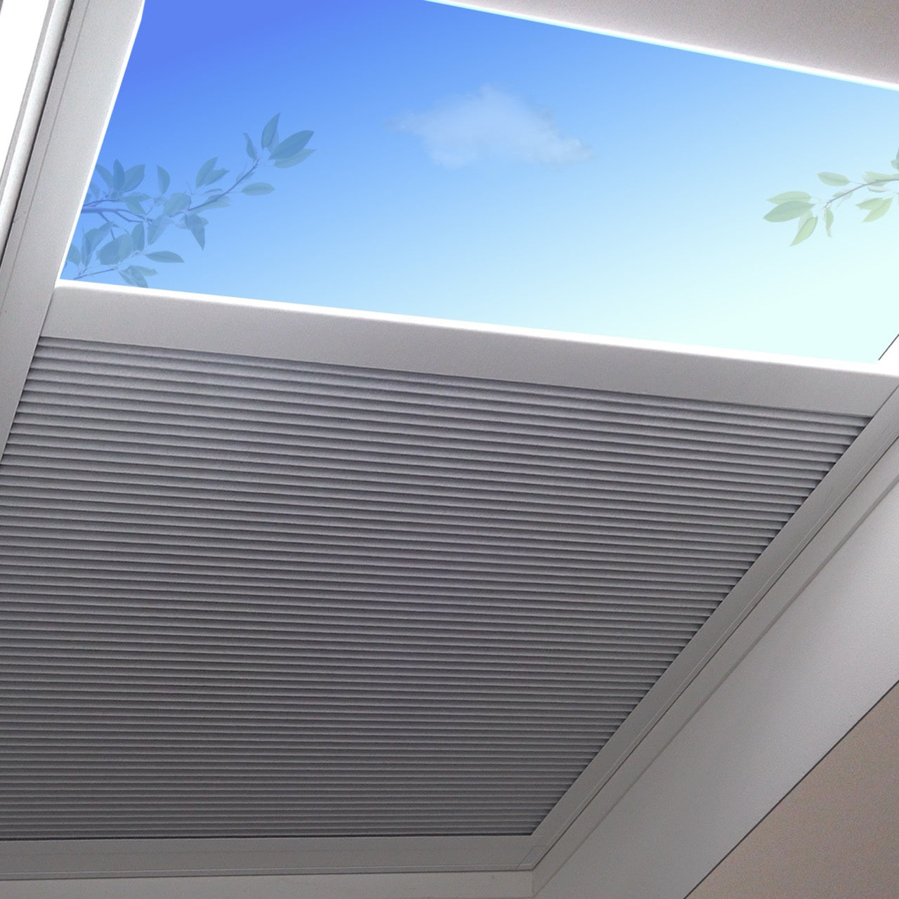 1000 x 1000 mm Manual Blinds for Flat / Pitched Roof Skylights & Roof Lanterns - 0