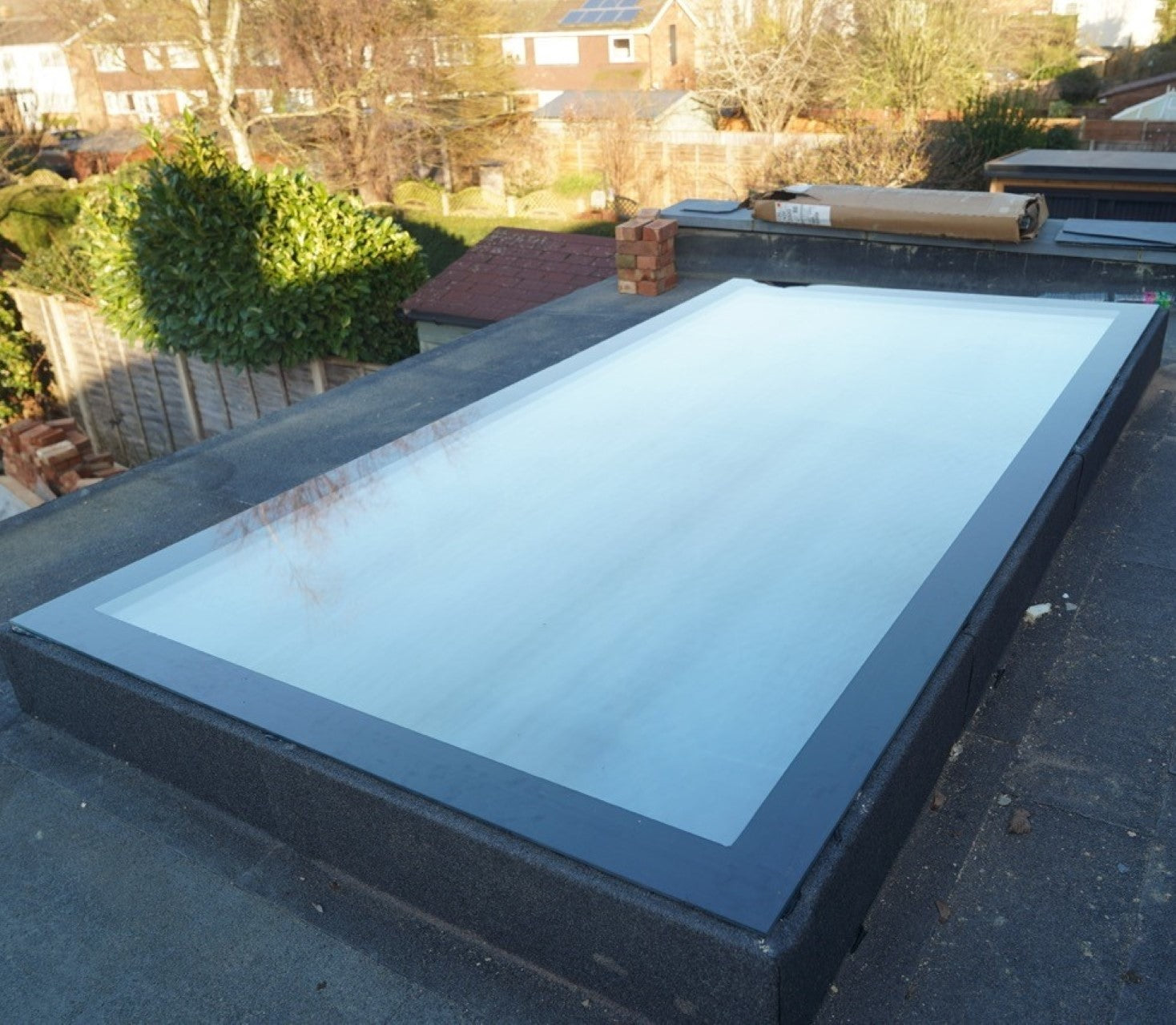 Frameless Skylights for Flat Roof