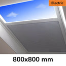 800 x 800 mm Electric Blinds for Flat / Pitched Roof Skylights & Roof Lanterns.