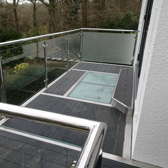 Bespoke Frameless Walk-on Skylights.