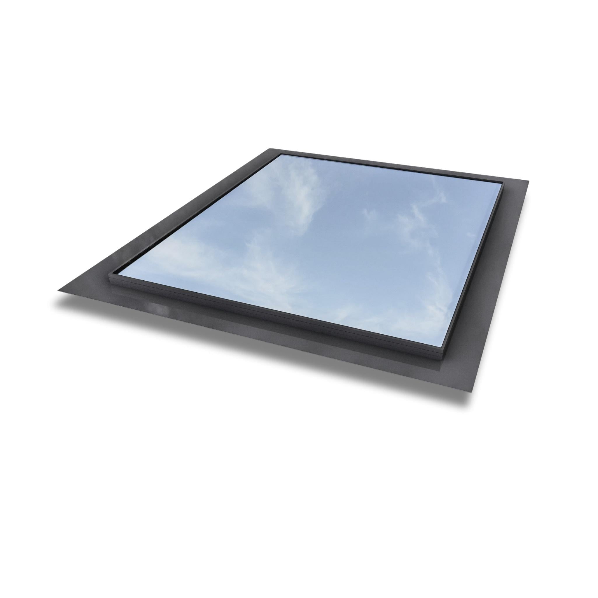 1000 x 1200 mm Frameless Skylight for Flat Roof - Triple Glazed