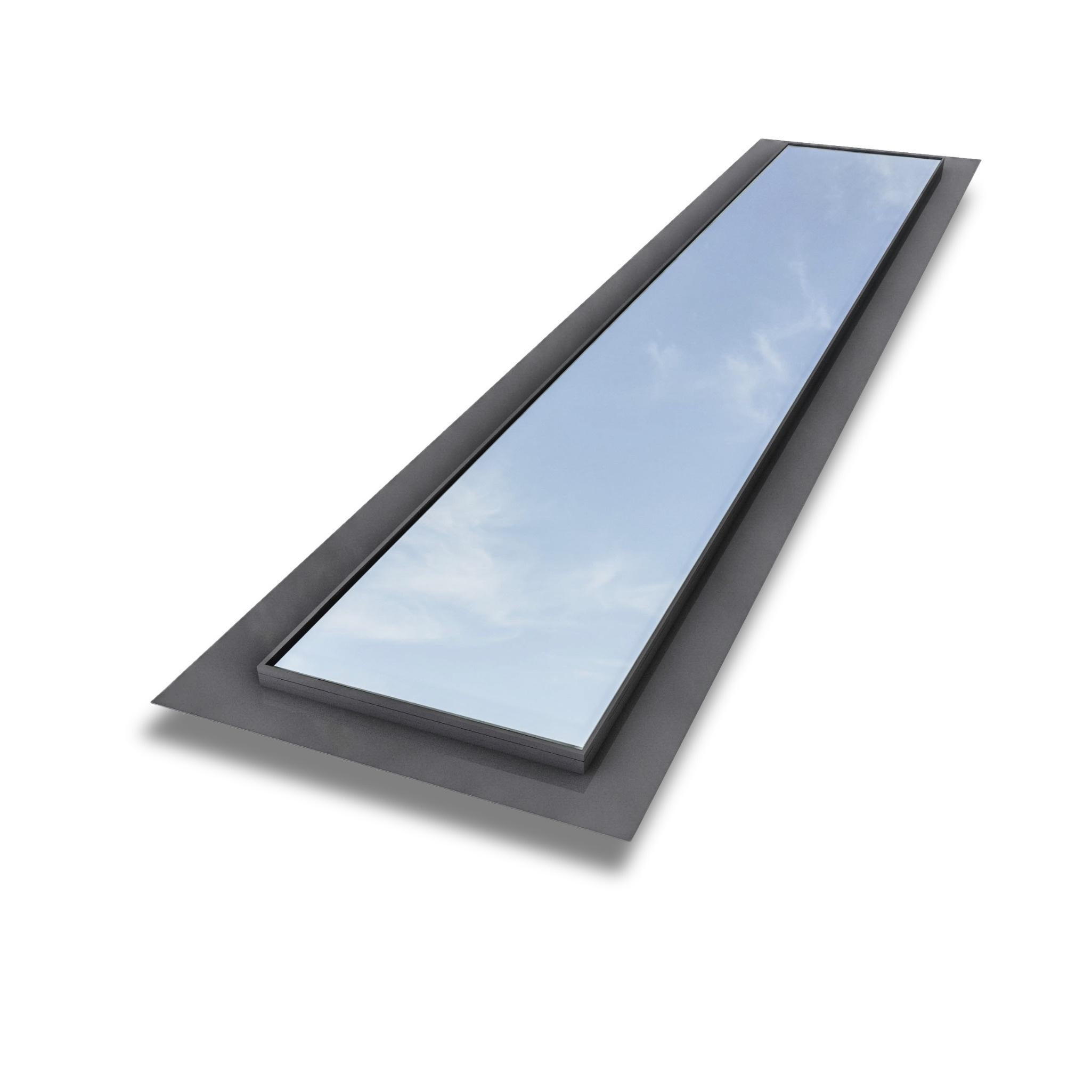 500 x 3000 mm Frameless Skylight for Flat Roof - Triple Glazed