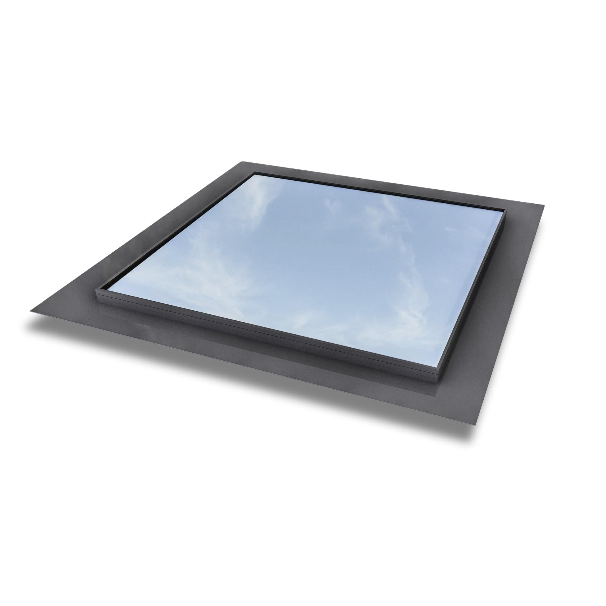 800 x 800 mm Frameless Skylight for Flat Roof - Triple Glazed