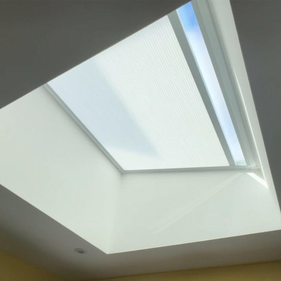 Bespoke Manual Blinds for Flat & Pitched Roof Skylights.
