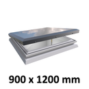 900 x 1200 mm Brett Martin Manual Opening Skylight for Flat Roof.