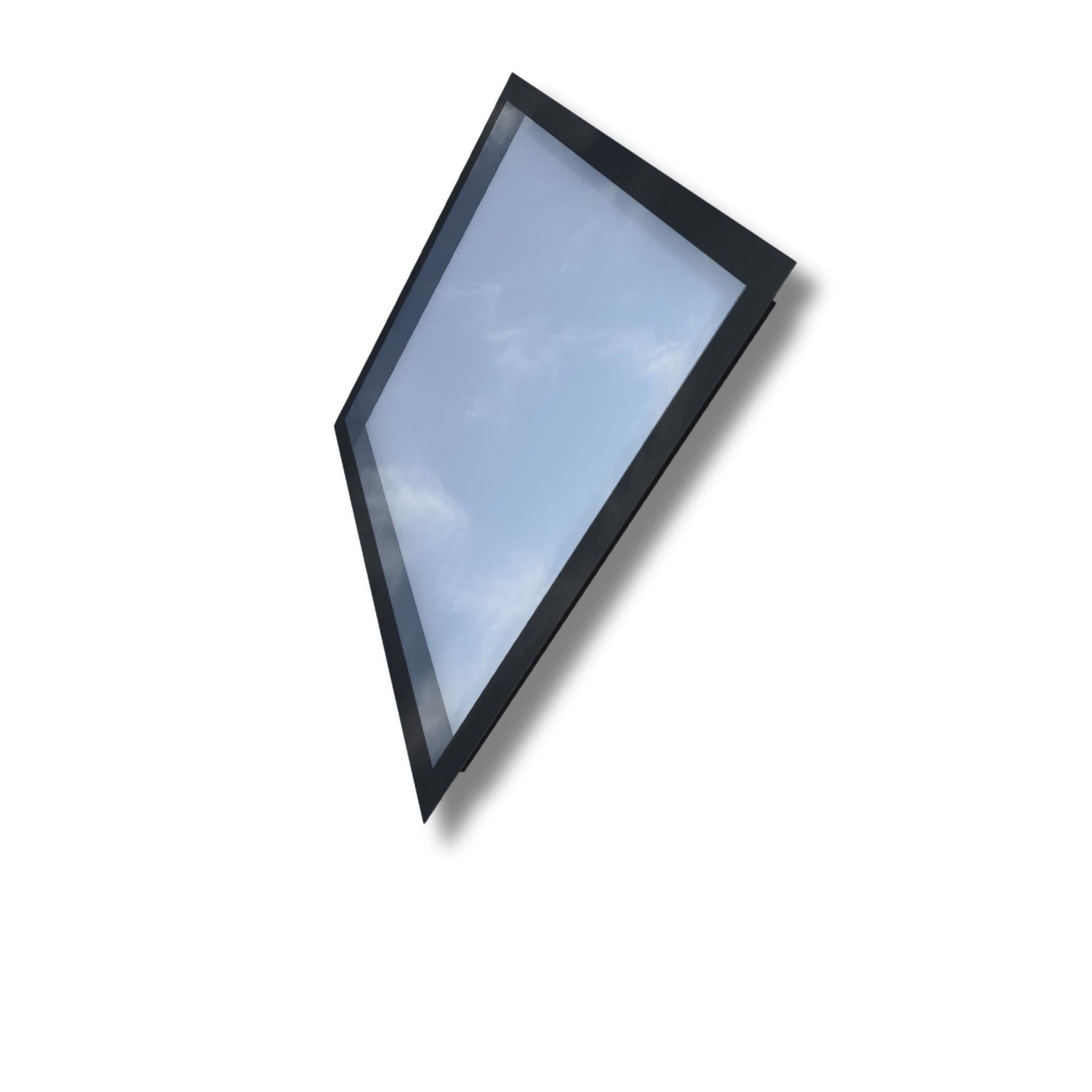 1500 x 2000 mm Frameless Skylight for Pitched Roof - Triple Glazed