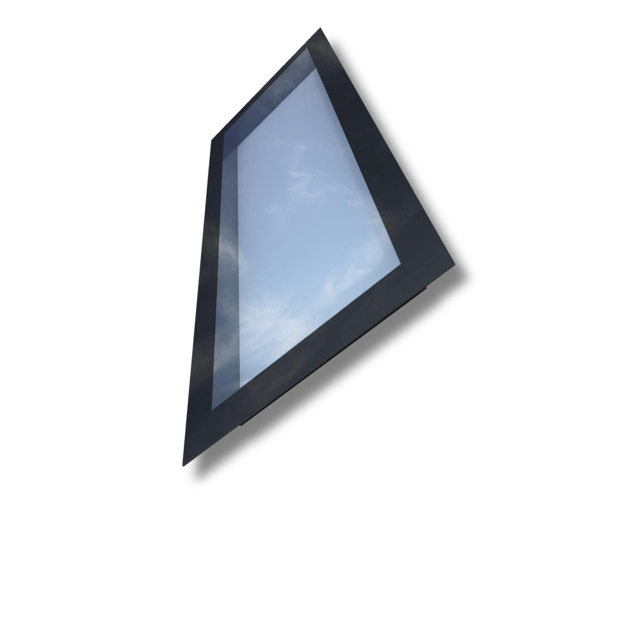 600 x 1800 mm Frameless Skylight for Pitched Roof - Triple Glazed - 0