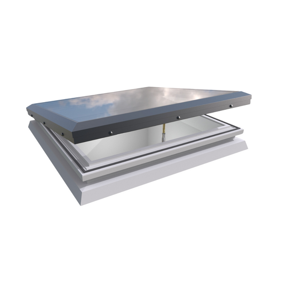 1000 x 1000 mm Brett Martin Manual Opening Skylight for Flat Roof.