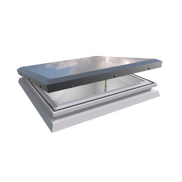 900 x 900 mm Brett Martin Manual Opening Skylight for Flat Roof.